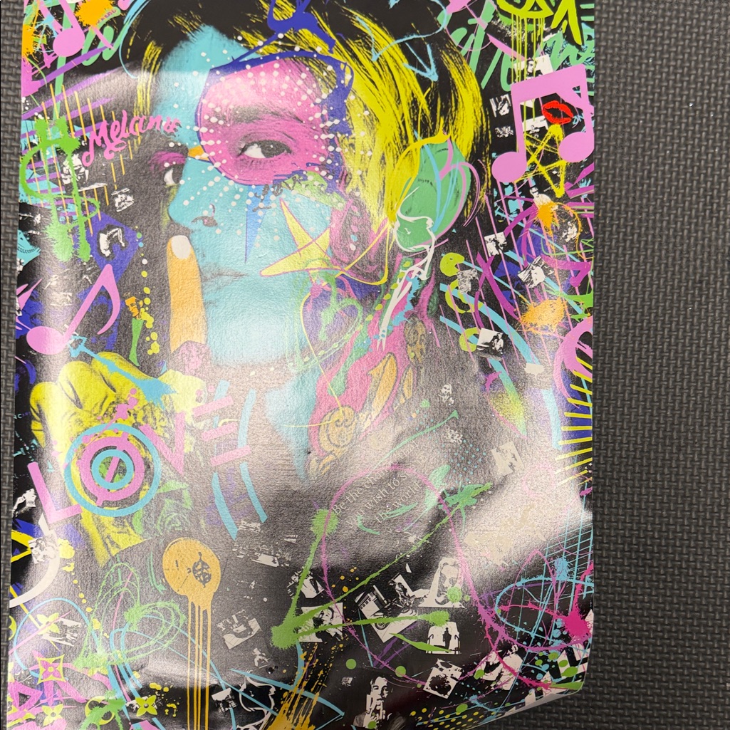 Da X Ac Colorful Abstract Art Poster